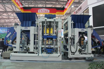 Máquina de fabricação de blocos com única palete Zenith 1500